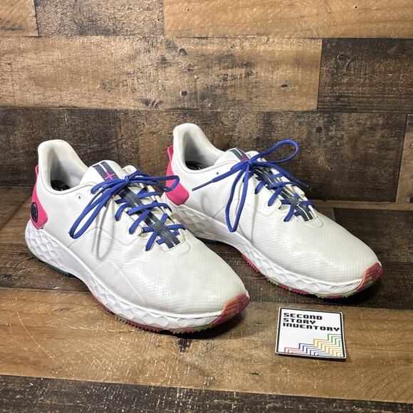 G/Fore GFORE MG4+ Ghost Project Golf Shoe Sneakers 11.5 Pink White NO INSOLES - Picture 1 of 9